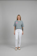Jeans Flare Blanc Femme