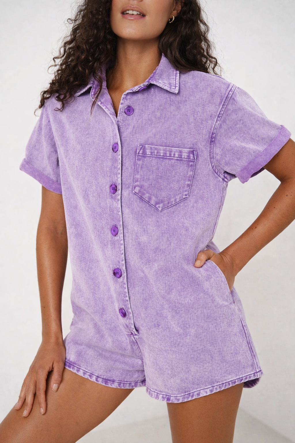 COMBISHORT FEMME FEELKOO VIOLET