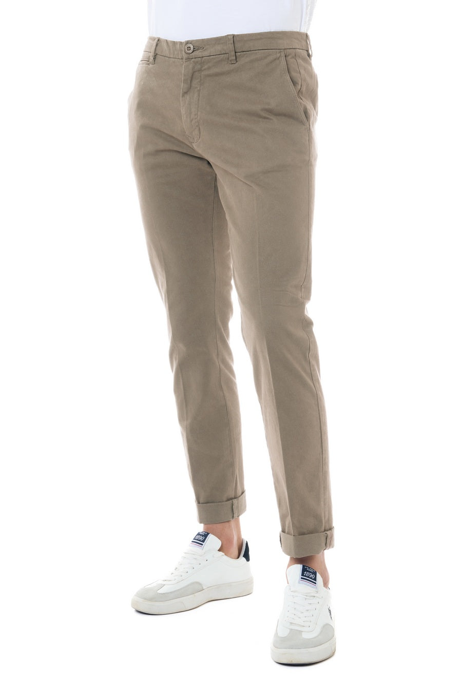 Pantalon Chino Us Polo KENN taupe