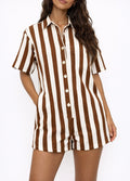 COMBISHORT FEMME FEELKOO CHOCO RAYE