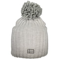 BONNET NORWAY POMPON GRIS