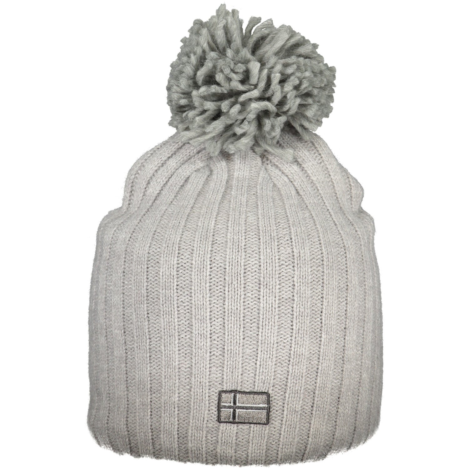BONNET NORWAY POMPON GRIS