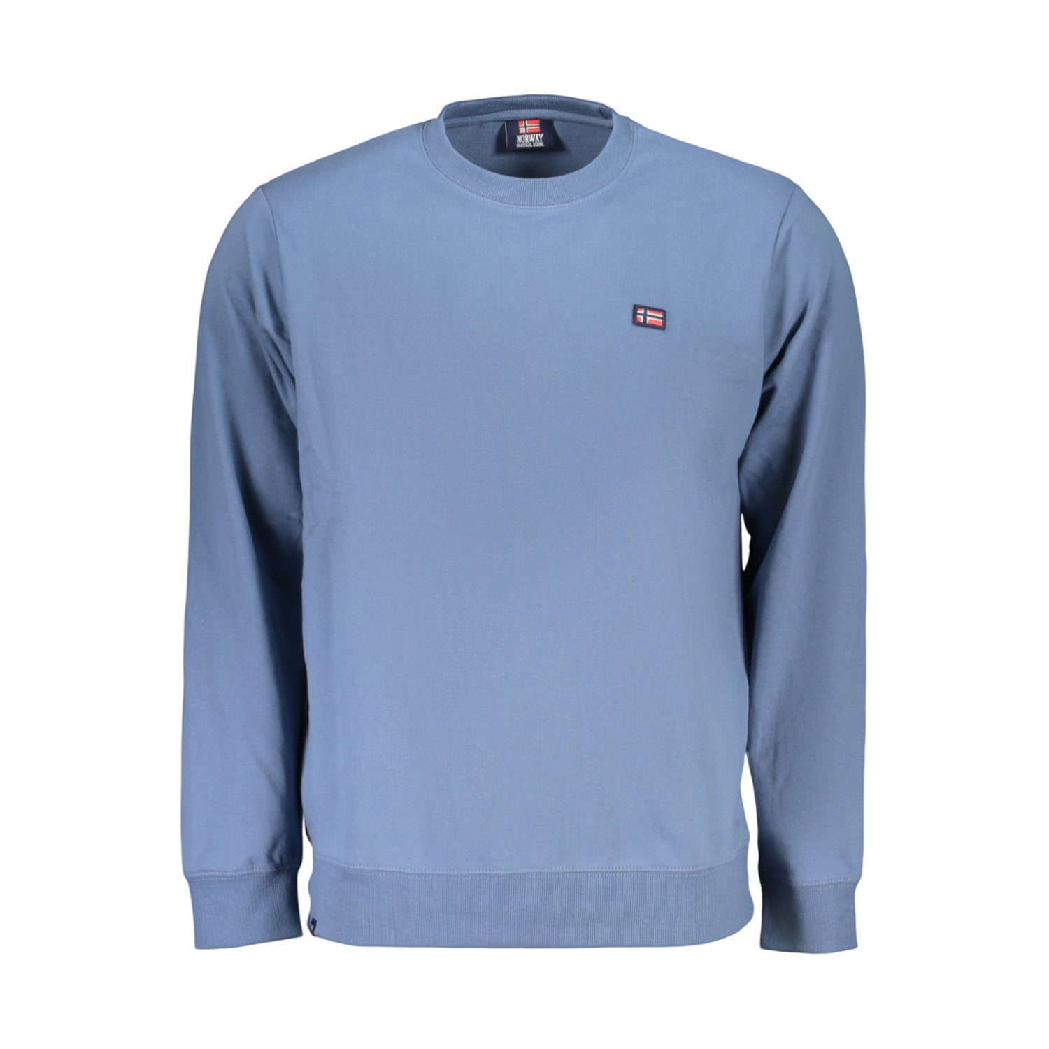 SWEAT NORWAY COL ROND DENIM