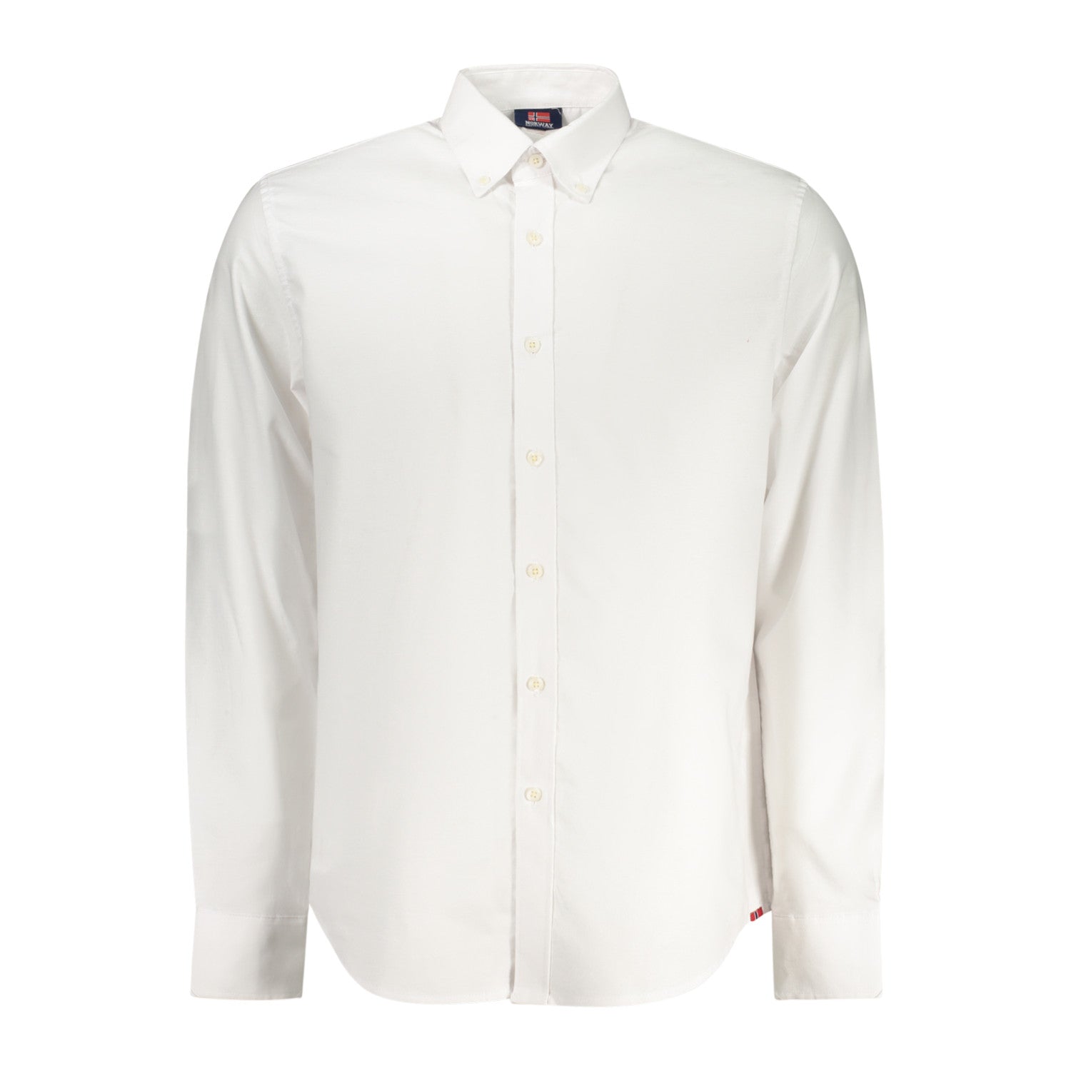 CHEMISE NORWAY MAN SHIRT COTTON LONG SLEEVE WHITE