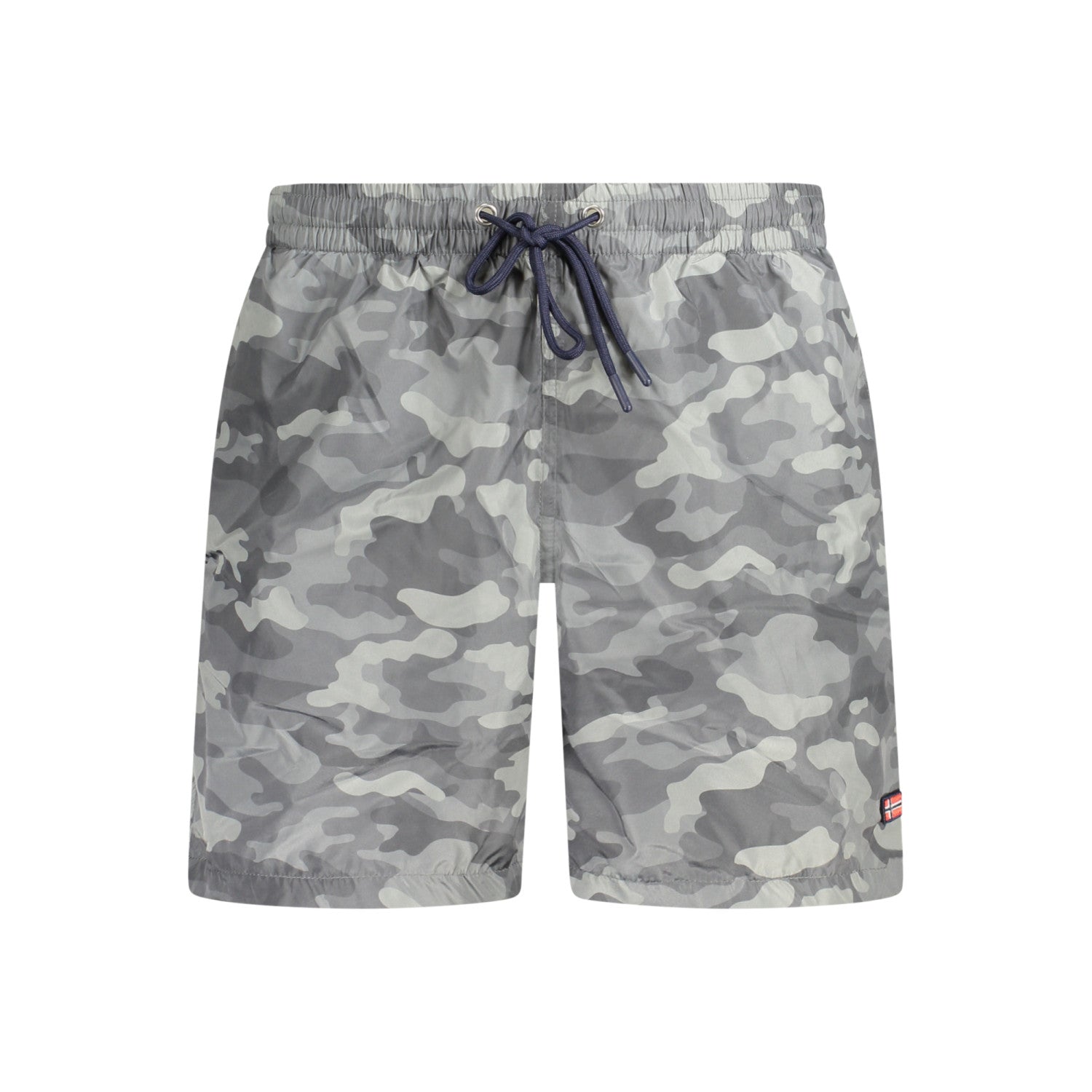 SHORT DE BAIN NORWAY CAMOUFLAGE BLACK