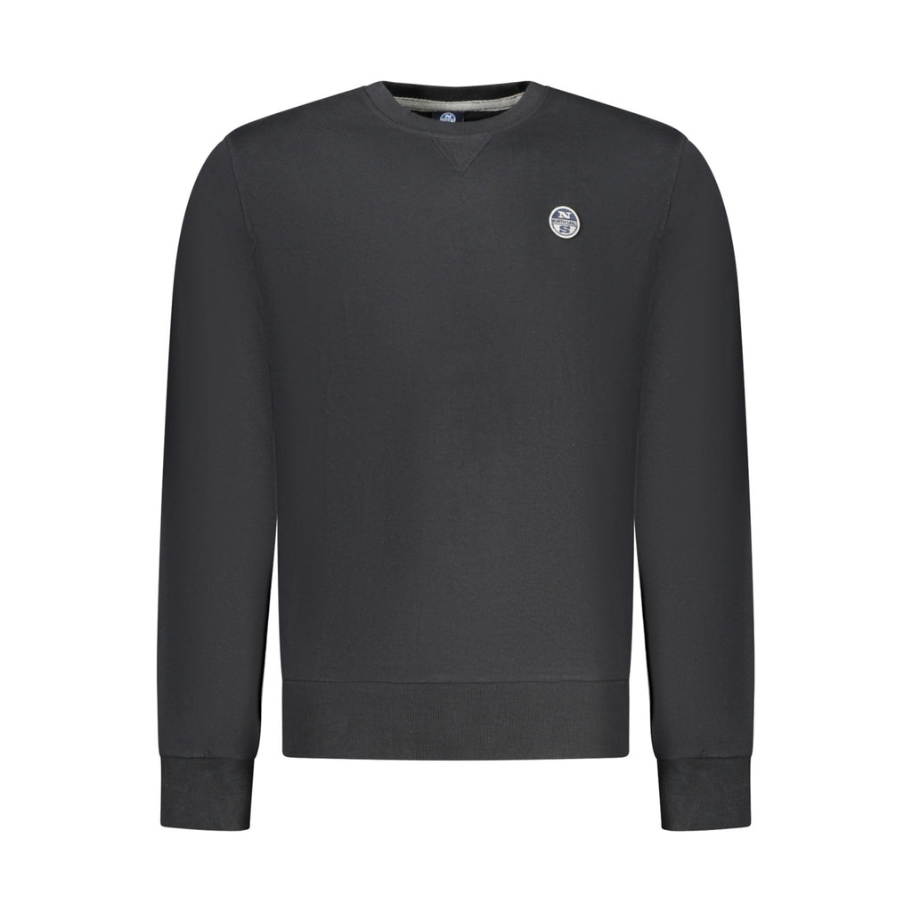 SWEAT ROUND NECK BLACK NORTH SAILS