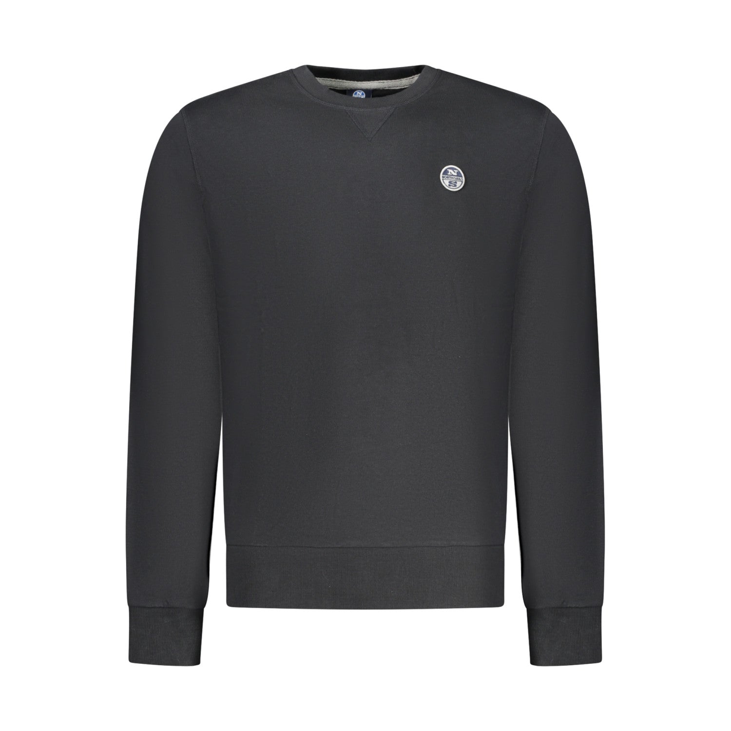 SWEAT ROUND NECK BLACK NORTH SAILS