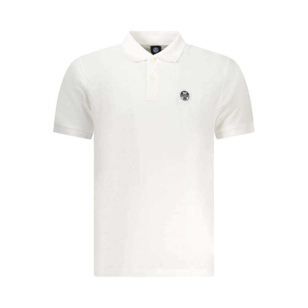 POLO S/S W/PATCH WHITE NORTH SAILS