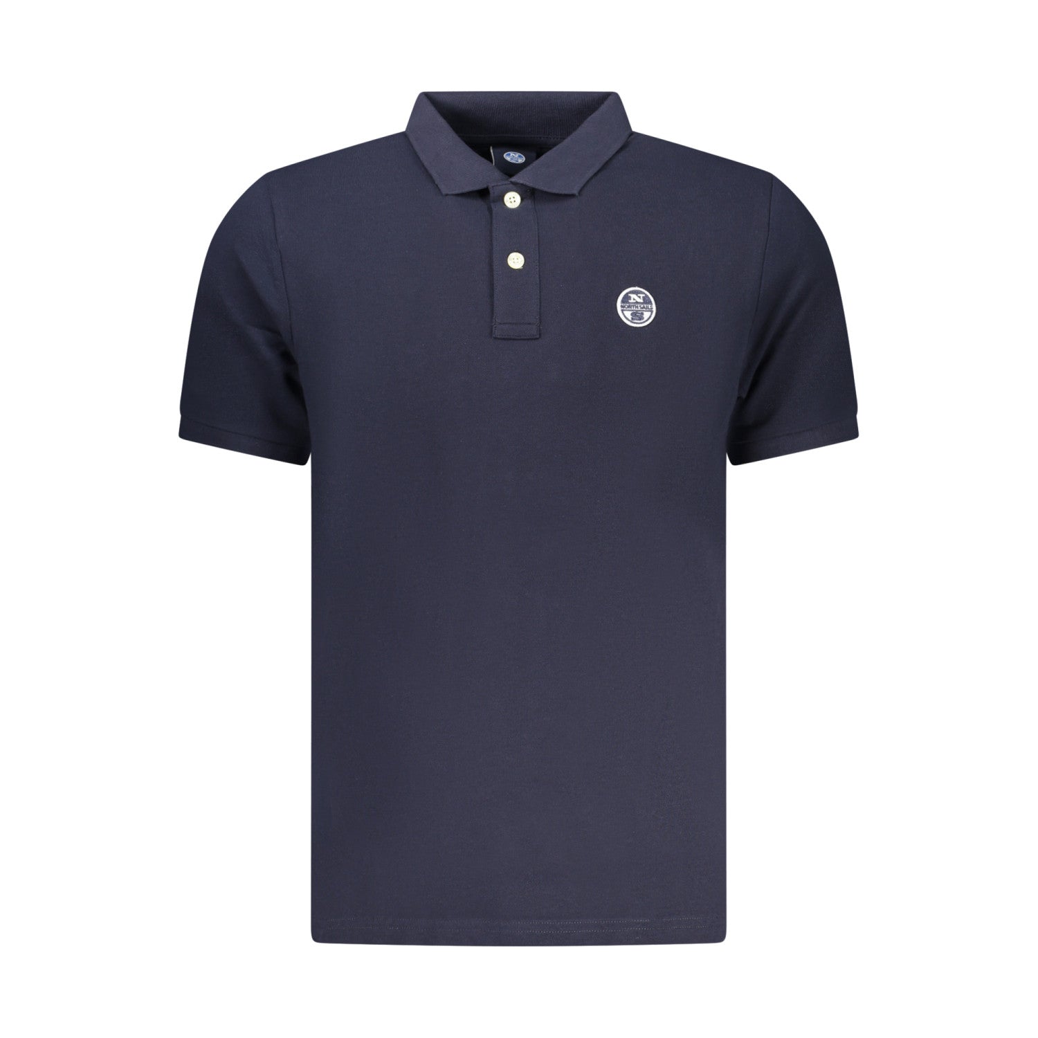 POLO S/S W/PATCH NAVY BLUE NORTH SAILS