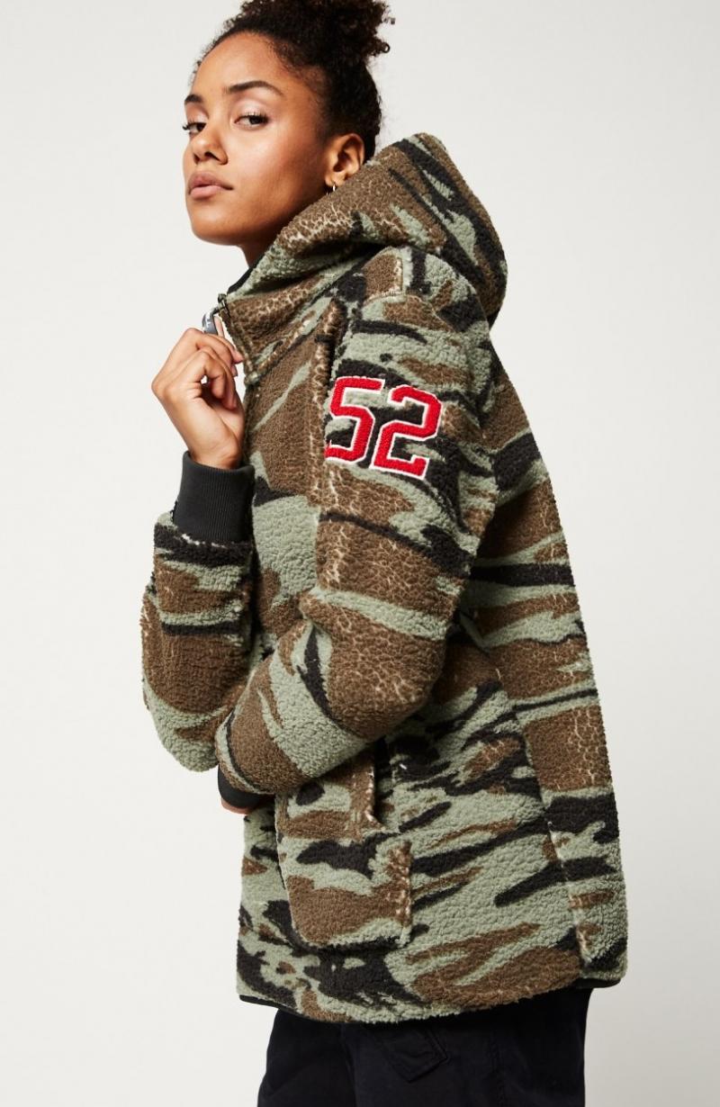 HOODIE LW SHERPA HZ HOODIE CAMO ONEIL