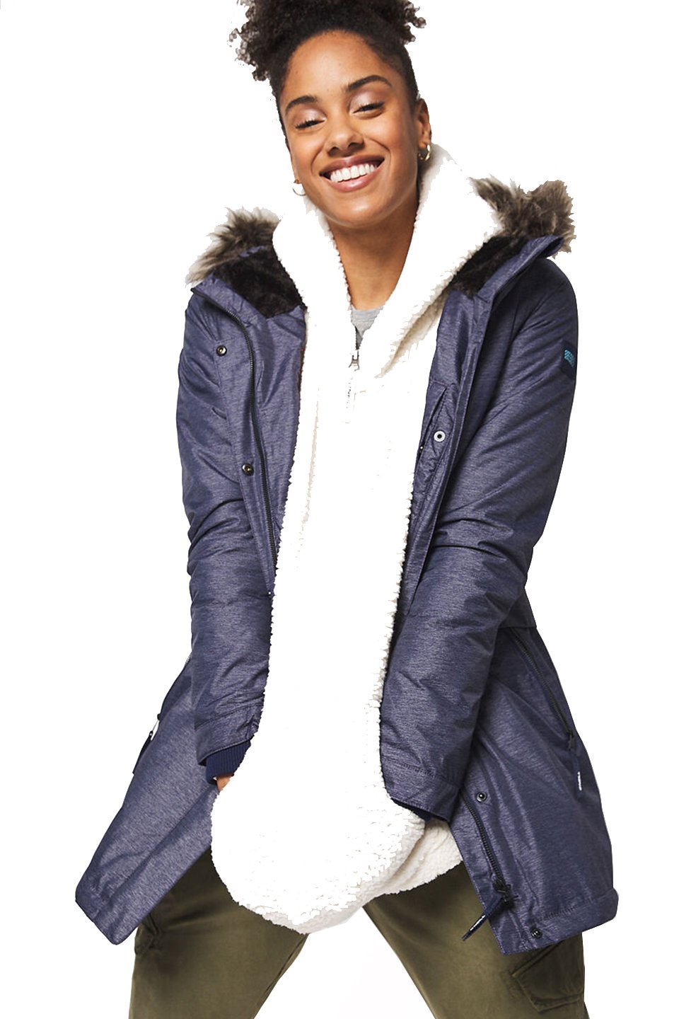 PARKA FEMME O'NEILL LW JOURNEY LIFESTYLE BLEU SCALE