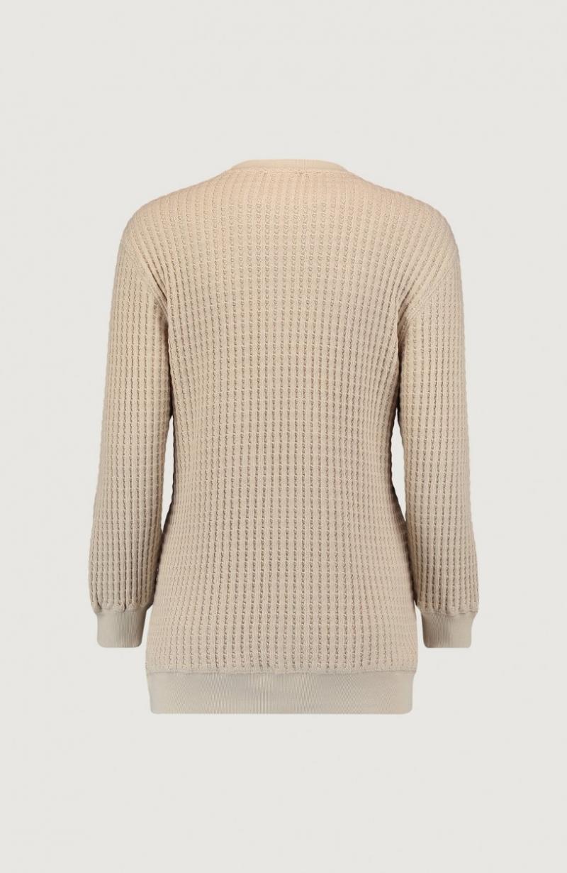 PULL O'NEILL FEMME FANCY STITCH BEIGE