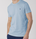 T-SHIRT MICK US POLO BLEU CIEL