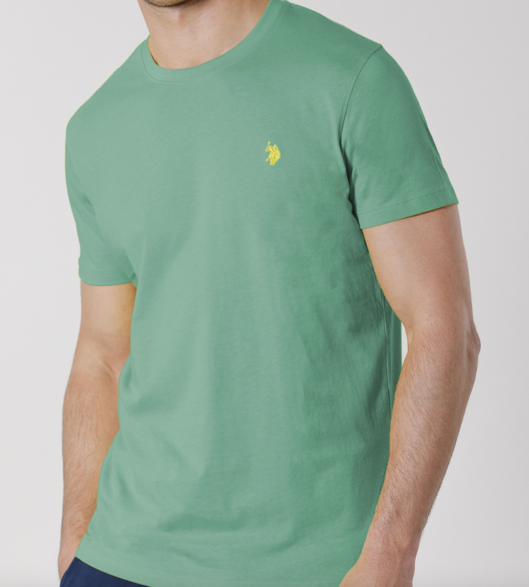 T-SHIRT MICK US POLO WATER GREEN