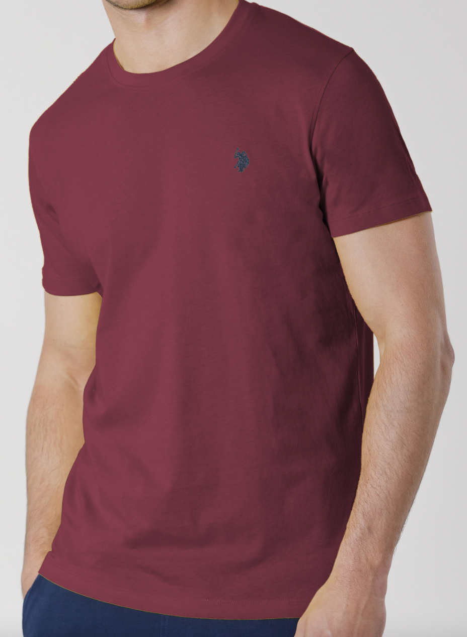 T-SHIRT MICK US POLO BORDEAUX