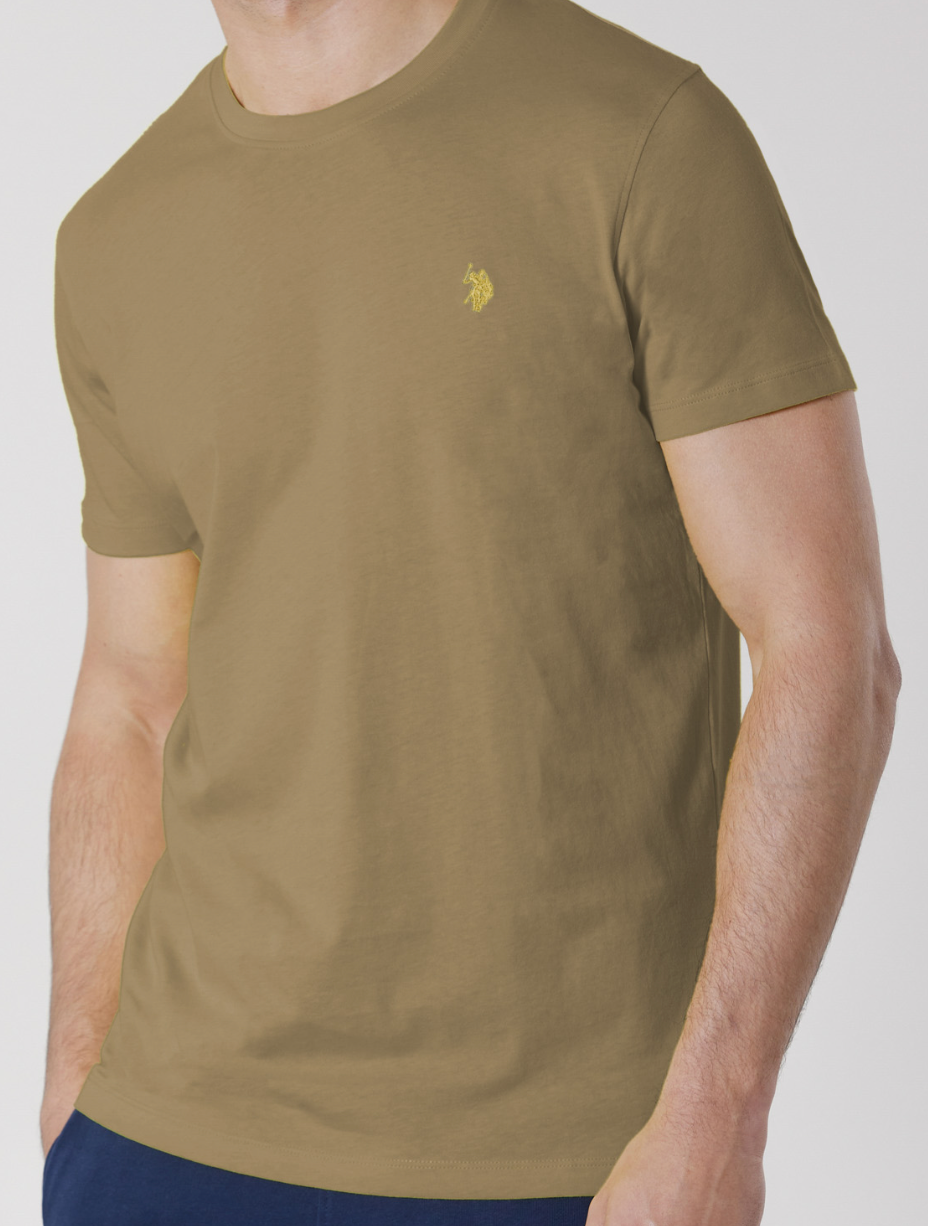 MICK US POLO DARK BEIGE T-SHIRT