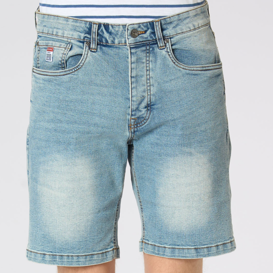 Short DAVEN US POLO bleu clair