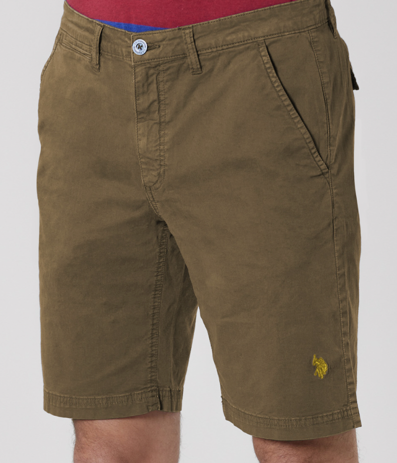 Short Chino ABEL Us Polo marron