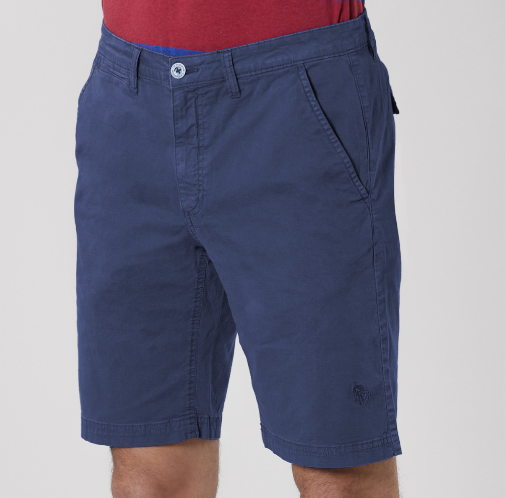 Short chino Us Polo Bleu