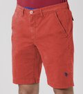 Short chino ABEL Us Polo Rouge
