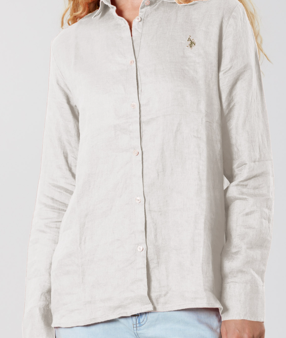 Chemise FAIR Us Polo blanc Femme