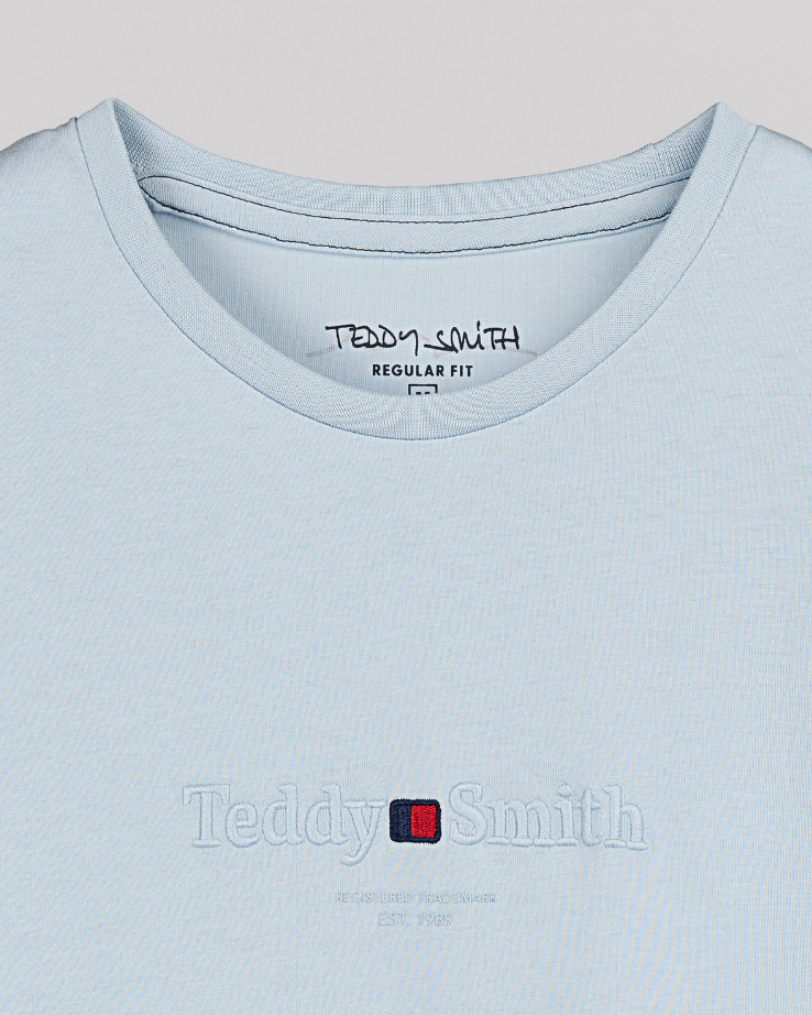 T-SHIRT T-JIM MC PASTEL BLUE TEDDY SMITH
