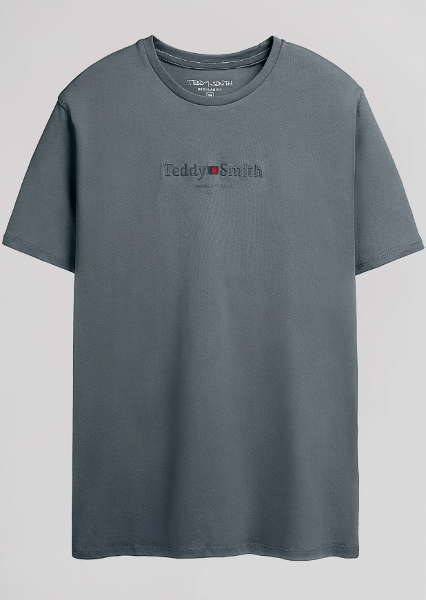 T-SHIRT T-JIM MC STROM GREY TEDDY SMITH