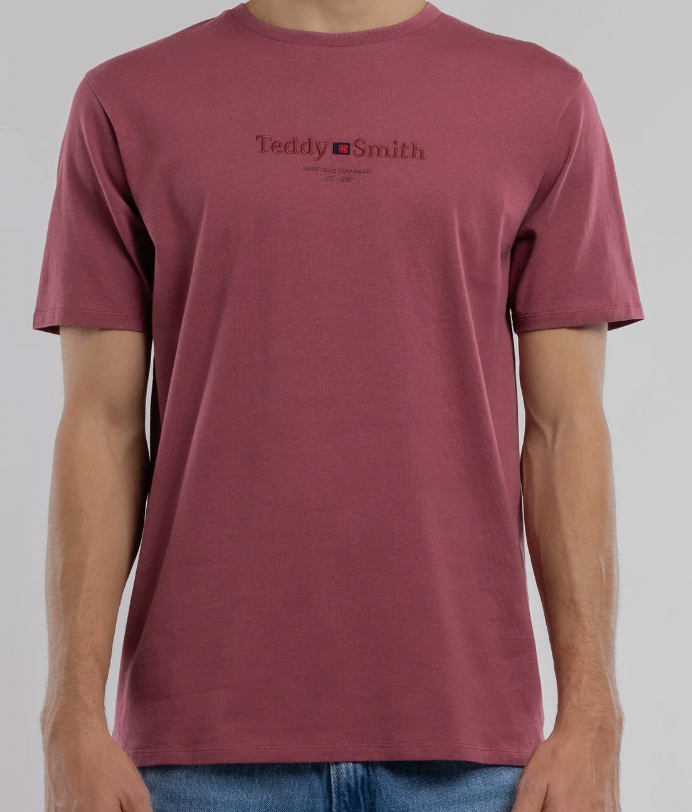 T-SHIRT T-JIM MC FRAMBOISE FONCE TEDDY SMITH