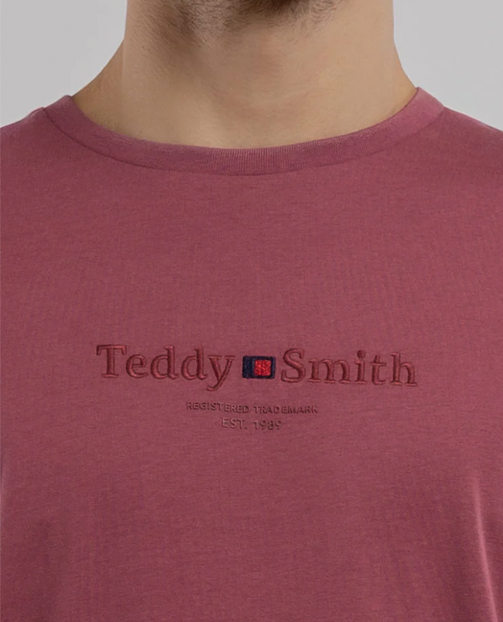 T-SHIRT T-JIM MC FRAMBOISE FONCE TEDDY SMITH