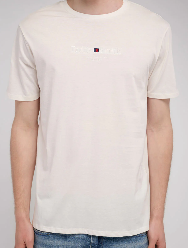 T-SHIRT T-JIM MC MIDDLE WHITE TEDDY SMITH