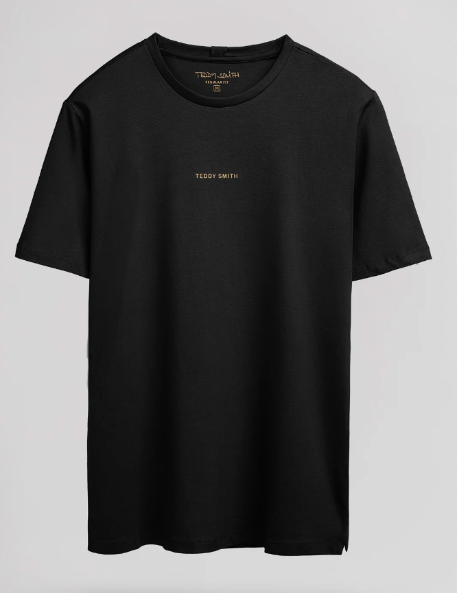 T-SHIRT T-SOY2 MC NOIR TEDDY SMITH