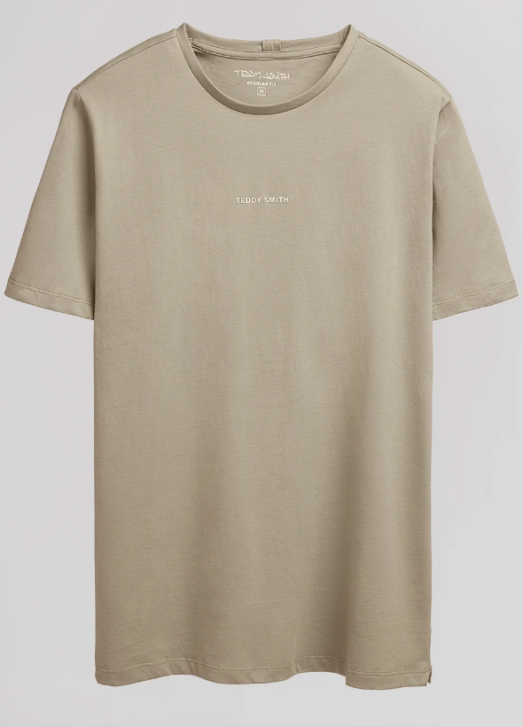 T-SHIRT T-SOY 2 MC BLEACH KAKI TEDDY SMITH