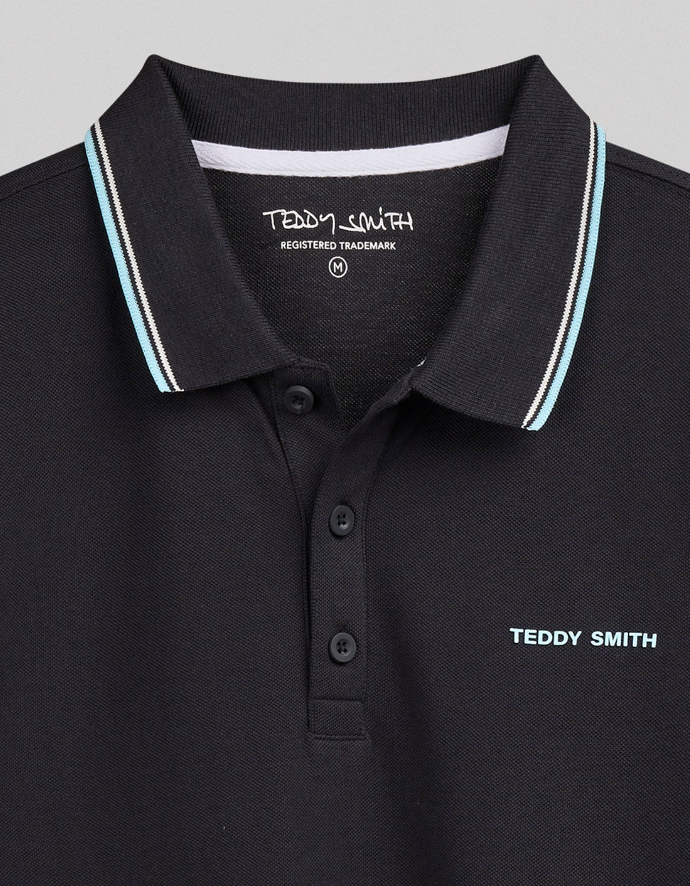 POLO PASIAN 2 MC DARK NAVY TEDDY SMITH