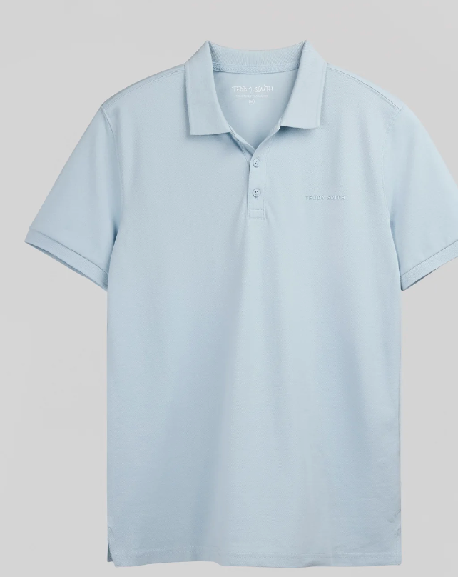 POLO P-ALBAN MC BLEU TEDDY SMITH