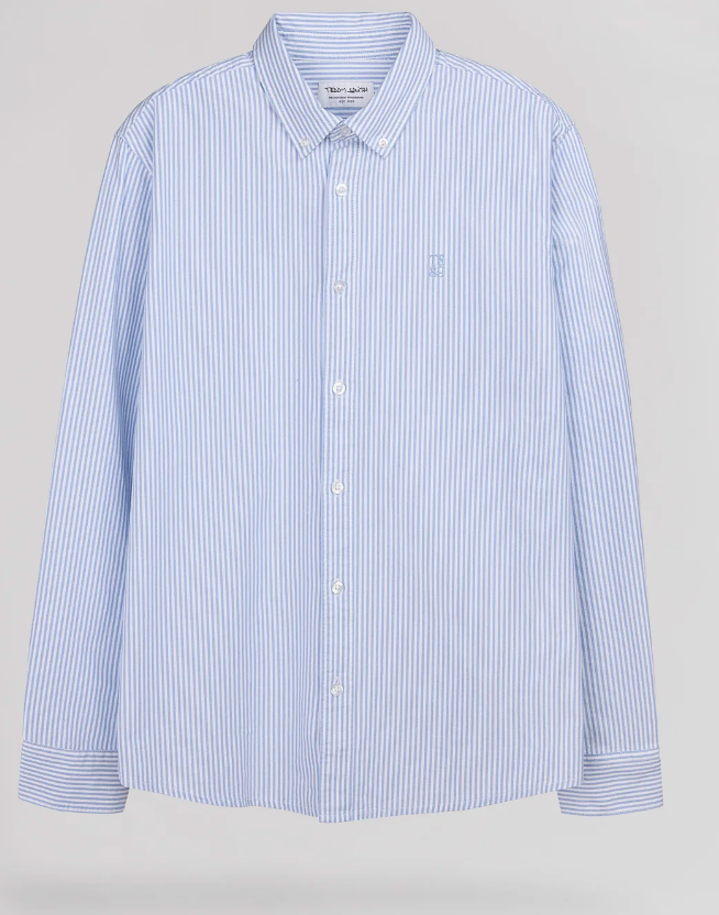 CHEMISE C-STANLEY ML PASTEL BLUE TEDDY SMITH
