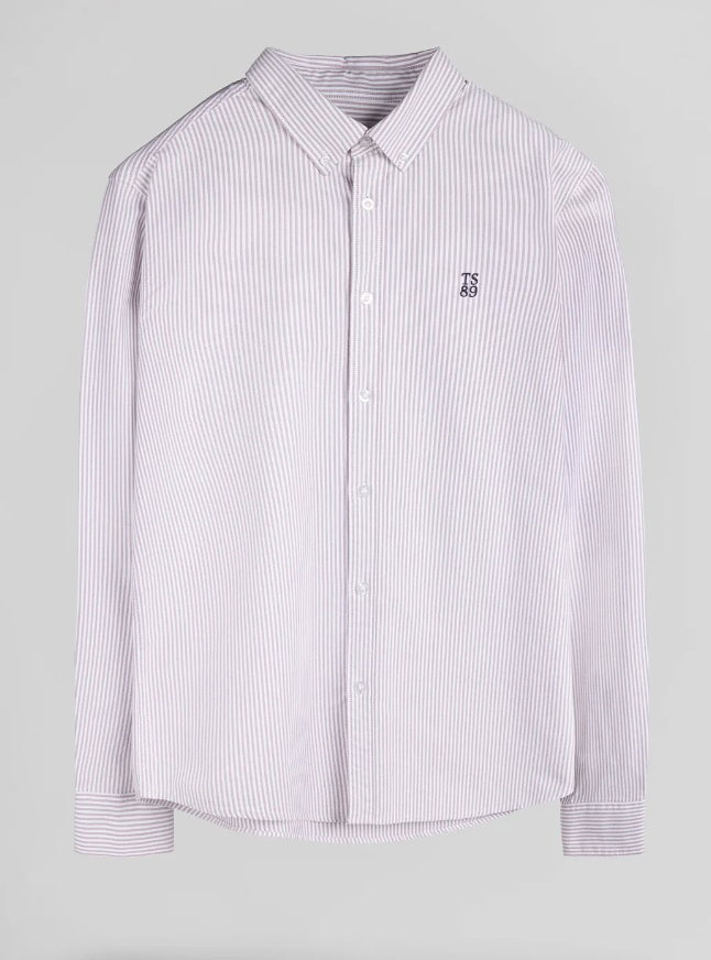 CHEMISE C-STANLEY ML FRAMBOISE FONCE TEDDY SMITH