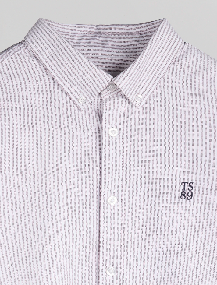 CHEMISE C-STANLEY ML FRAMBOISE FONCE TEDDY SMITH
