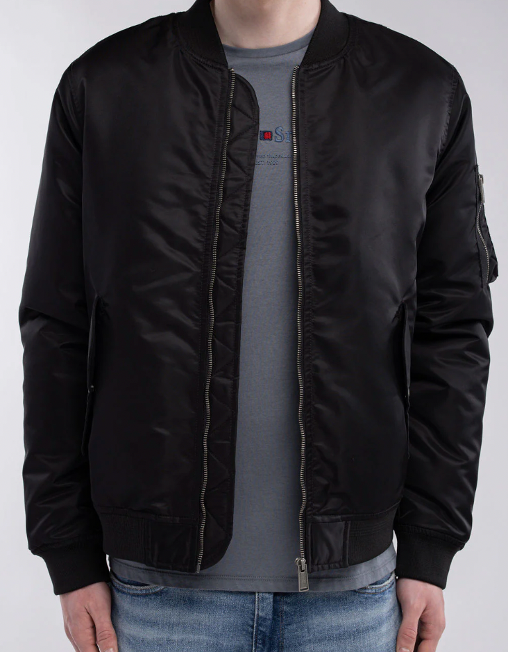 BOMBERS B-MA1 NOIR TEDDY SMITH