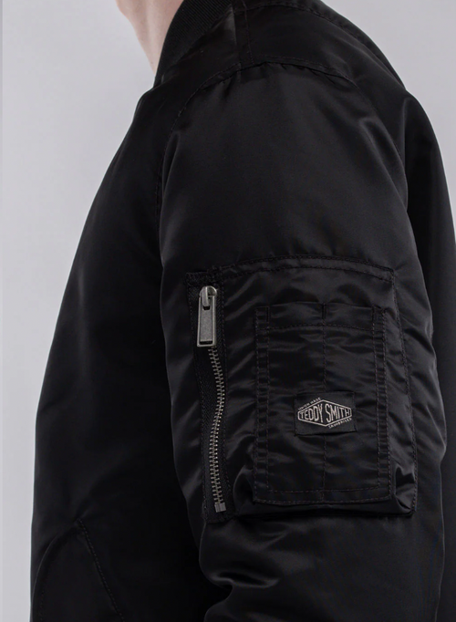 BOMBERS B-MA1 NOIR TEDDY SMITH