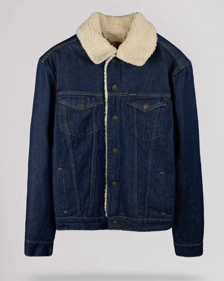 VESTE RANDALL SHERPA DARK BLUE TEDDY SMITH
