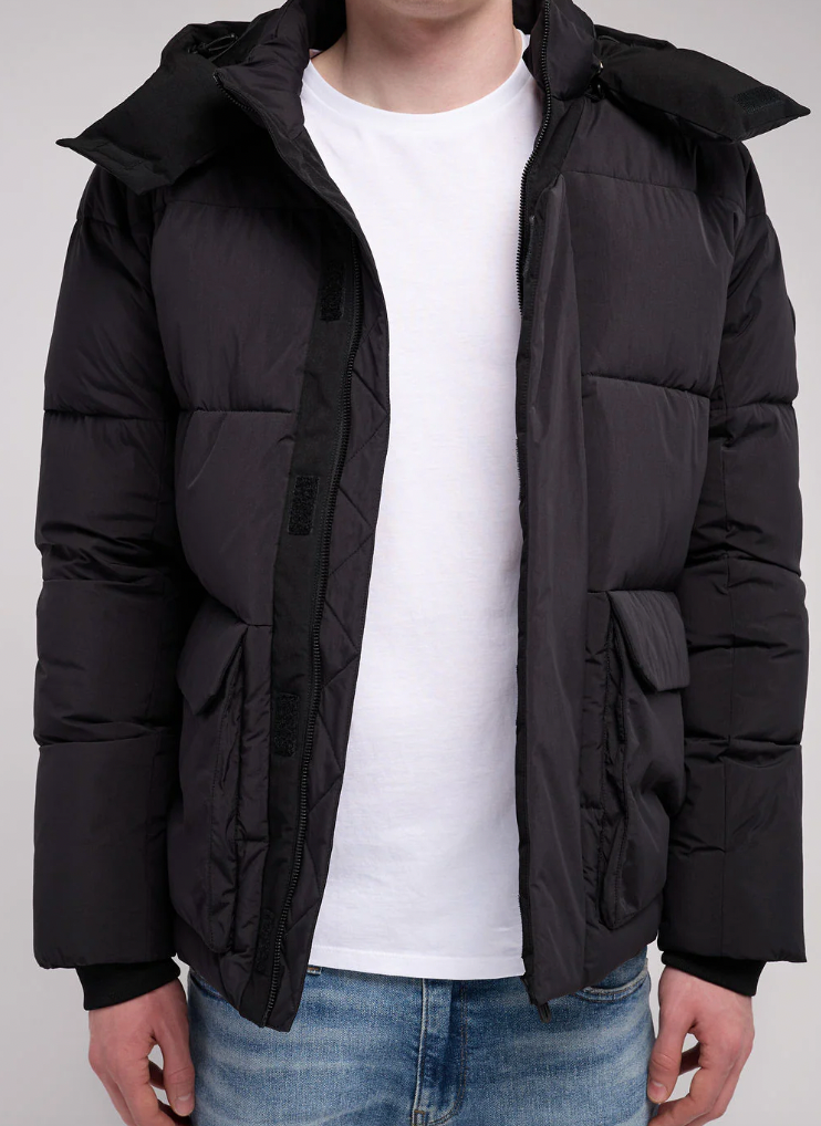 B-ELWIN DOUDOUNE NOIR TEDDY SMITH