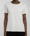 T-SHIRT FEMME TEDDY SMITH T-RIBELLE MIDDLE WHITE