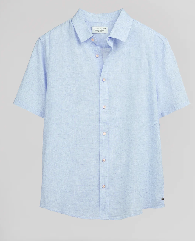 CHEMISE C-PIETRO MC PASTEL BLUE