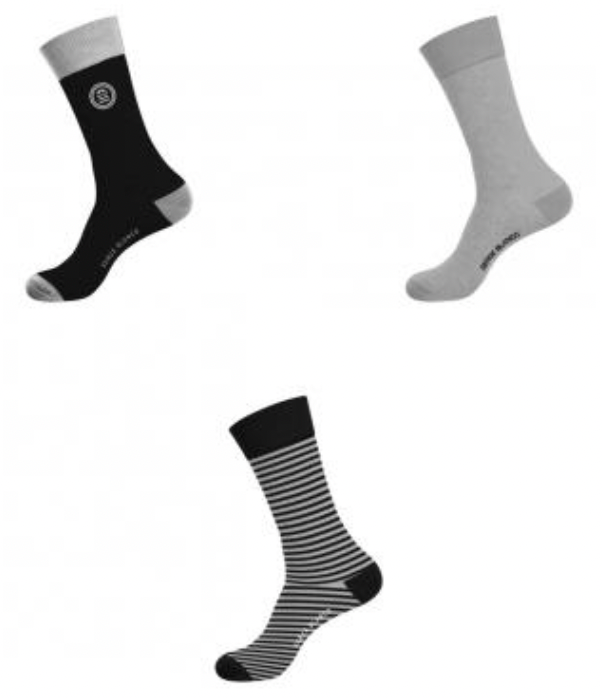 PACK 3 CHAUSSETTES HAUTES SERGE BLANCO