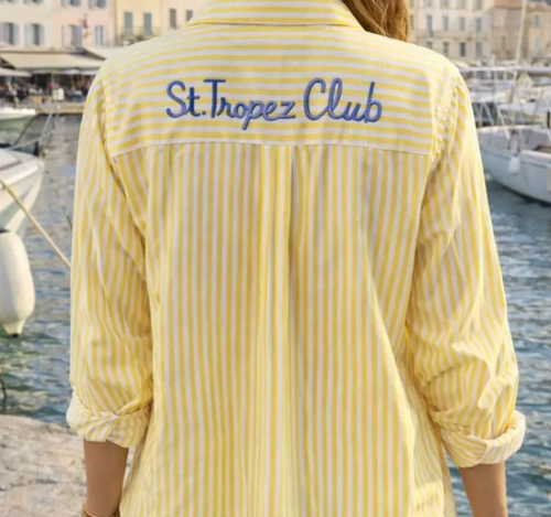 Chemise St-tropez club jaune