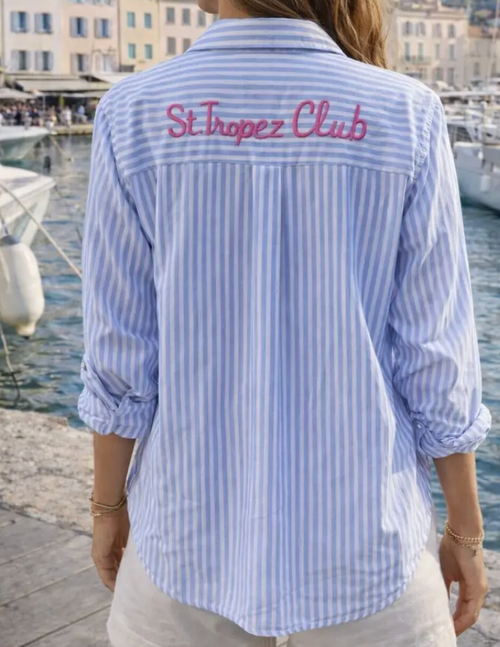 CHEMISE ST TROPEZ CLUB BLEU