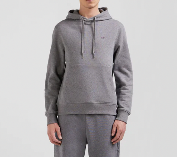 SWEAT EDEN PARK HOODIE R BASIC FLEECE GRIS CHINE