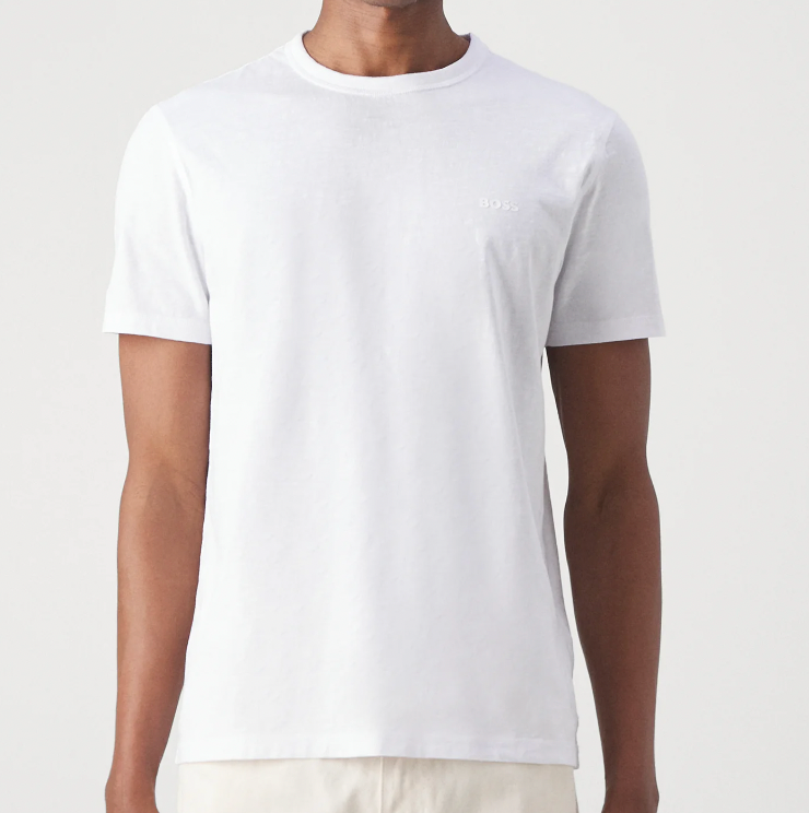 T-SHIRT BOSS TEGOOD BLANC