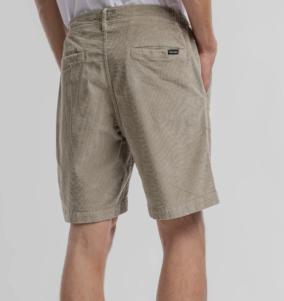 Short velours côtelé S-Surf kaki teddy smith