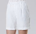 SHORT FEMME US POLO BLANC